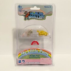 Worlds Smallest My Little Pony Pack of 2 Miniature Horse Figures MLP 2020 New